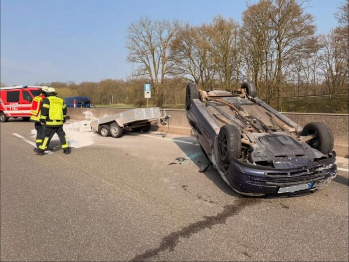 Unfall auf der A65