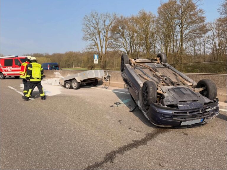 Unfall auf der A65