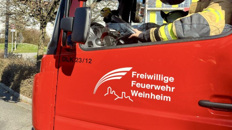Brandmelder im Pilgerhaus alarmiert Einsatz für die Feuerwehr Weinheim