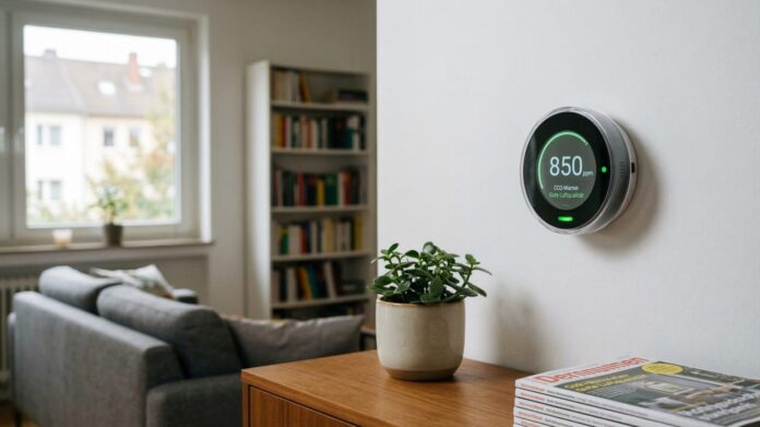 CO2-Warner im Haushalt für mehr Sicherheit