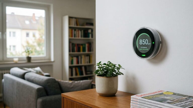 CO2-Warner im Haushalt für mehr Sicherheit