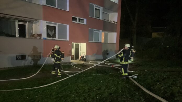 Dortmund - Belüftung des Gebäudes und Rücknahme der Schläuche