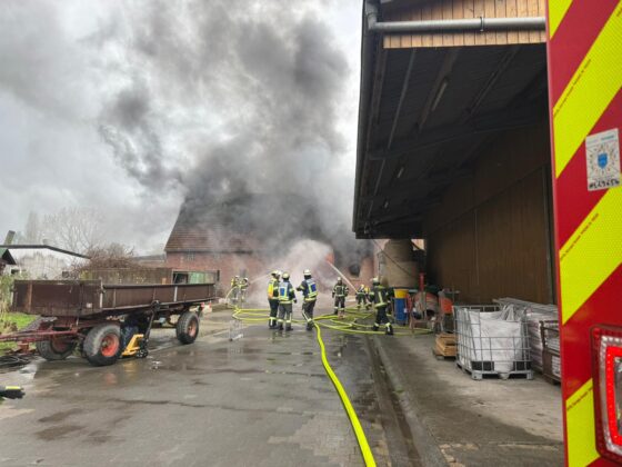 Stallbrand in Werne-Ehringhausen: 100 Ferkel sterben in Flammen