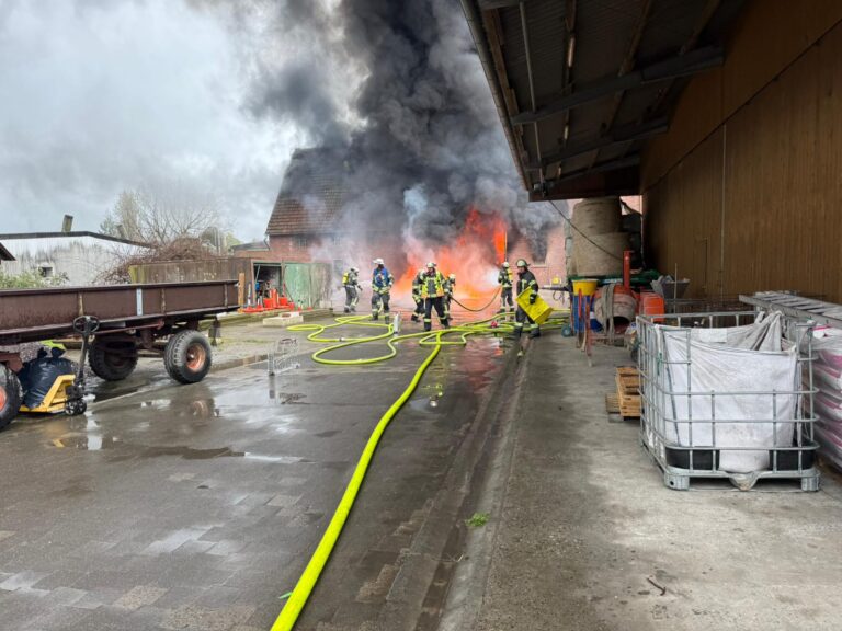Stallbrand in Werne-Ehringhausen: 100 Ferkel sterben in Flammen