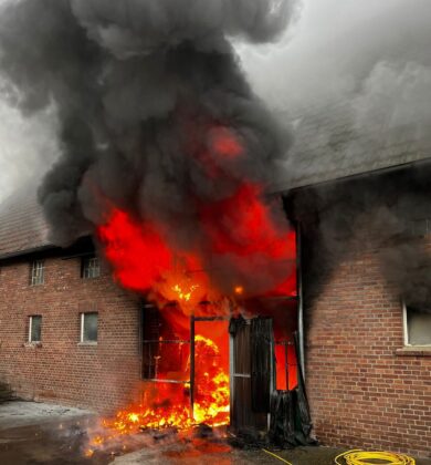 Stallbrand in Werne-Ehringhausen: 100 Ferkel sterben in Flammen