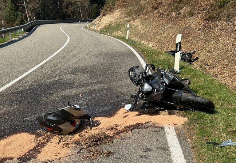 Unfall auf der B48