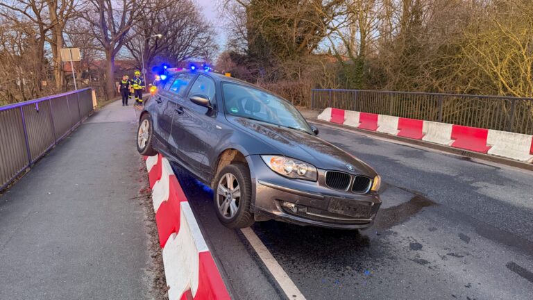Unfall auf der Allerbrücke in Oppershausen