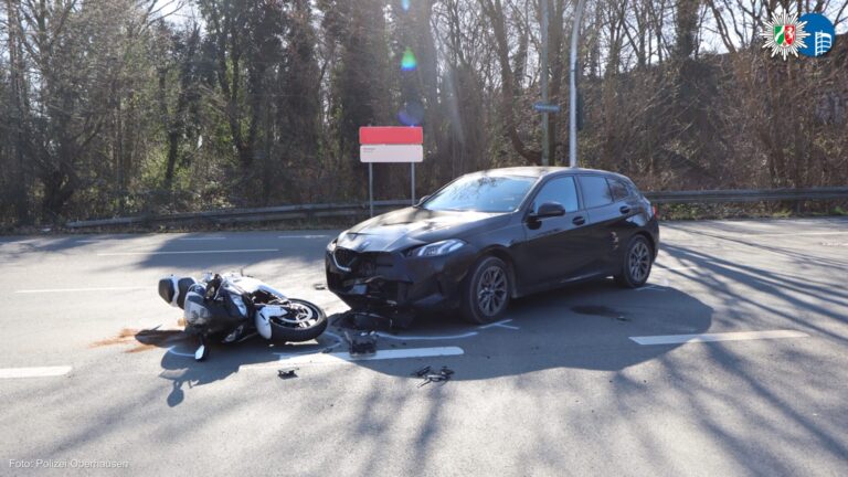 Unfall in Oberhausen