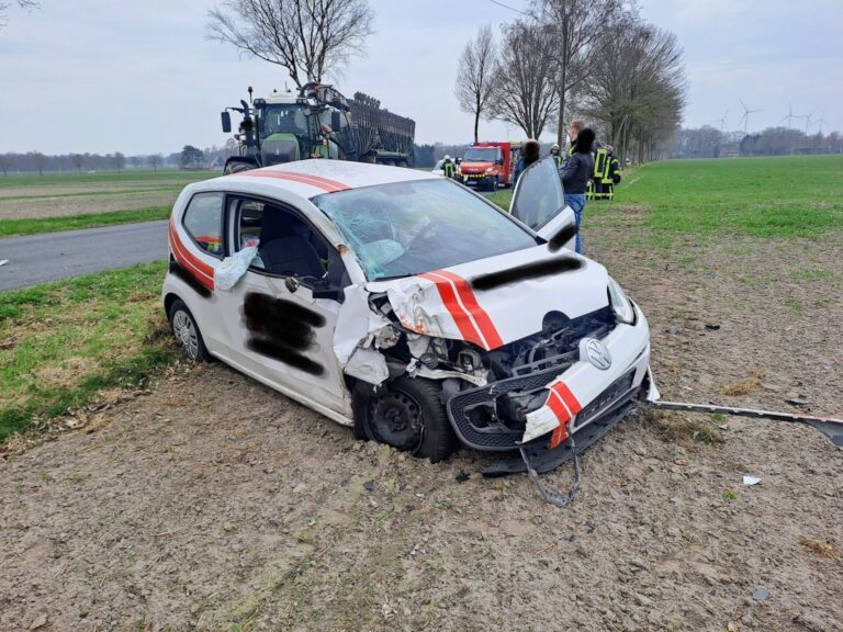 Schwerer Verkehrsunfall mit Personenschaden auf der K55 bei Oersdorf