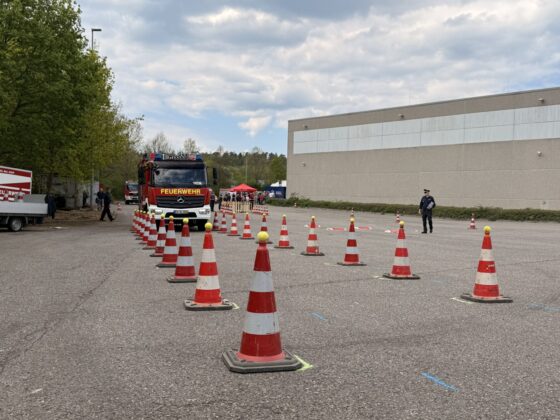 Feuerwehr-Geschicklichkeitsprüfung in Aichtal: Maschinisten am Limit
