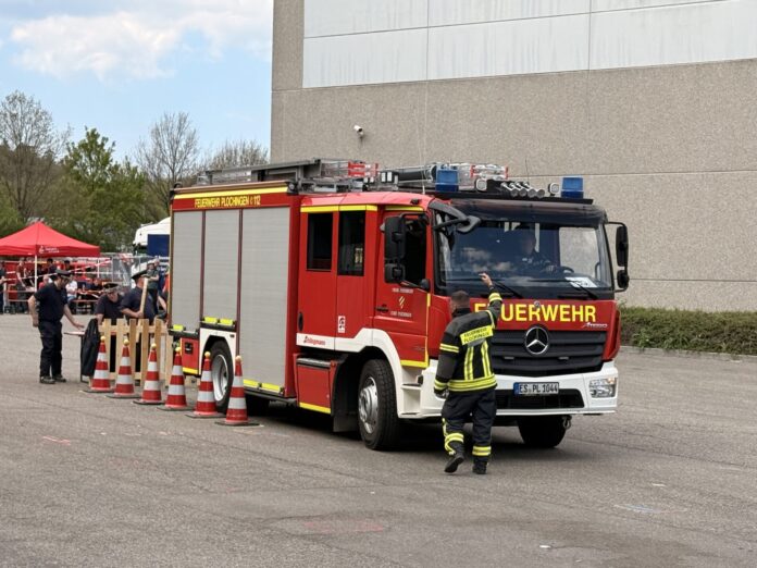 Feuerwehr-Geschicklichkeitsprüfung in Aichtal: Maschinisten am Limit