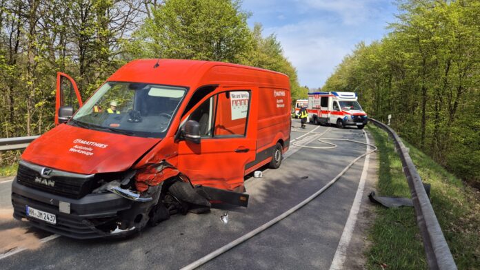 Unfall in Unterlüß auf der Weyhäuser Straße: Familie hat Glück