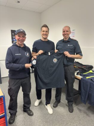 Fitness der Einsatzkräfte Schleswig-Holstein: Marcell Jansen unterstützt Feuerwehr