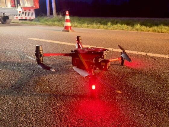 Motorradunfall auf der Marbecker Straße bei Borken: Rettungshubschrauber im Einsatz