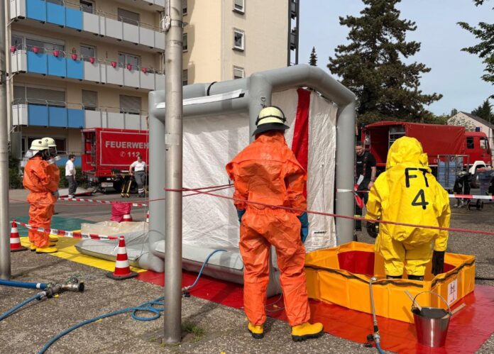 Chlorgasaustritt im OstparkBad in Frankenthal: 63 Personen evakuiert