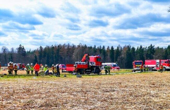 Großtierrettung in Stockach: Pferd in Wasserbecken verunglückt