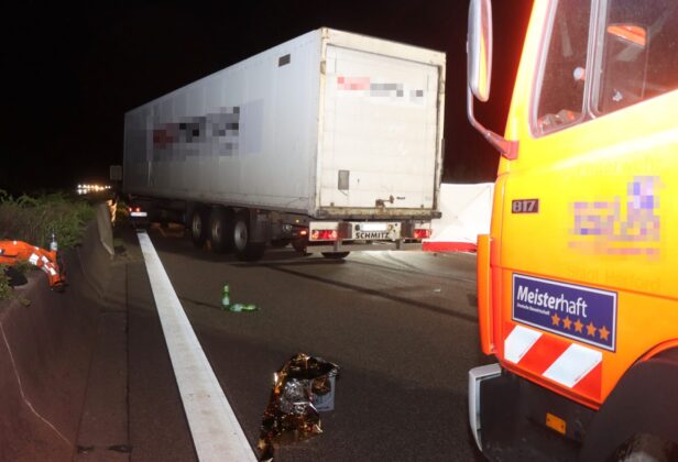 Tödlicher Unfall auf der A6 bei Viernheim: Bauarbeiter verstorben