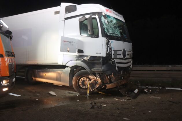 Tödlicher Unfall auf der A6 bei Viernheim: Bauarbeiter verstorben