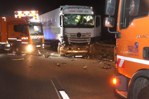 Tödlicher Unfall auf der A6 bei Viernheim: Bauarbeiter verstorben