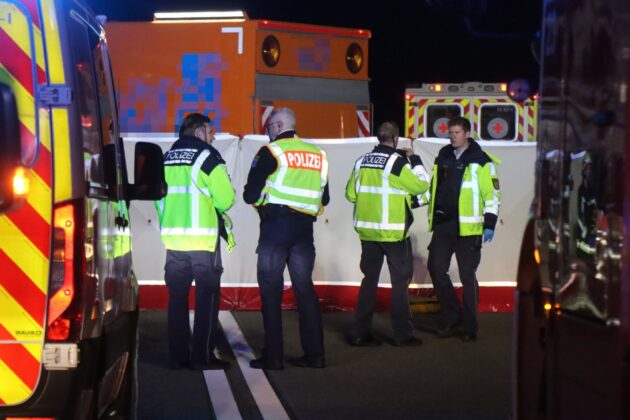 Tödlicher Unfall auf der A6 bei Viernheim: Bauarbeiter verstorben