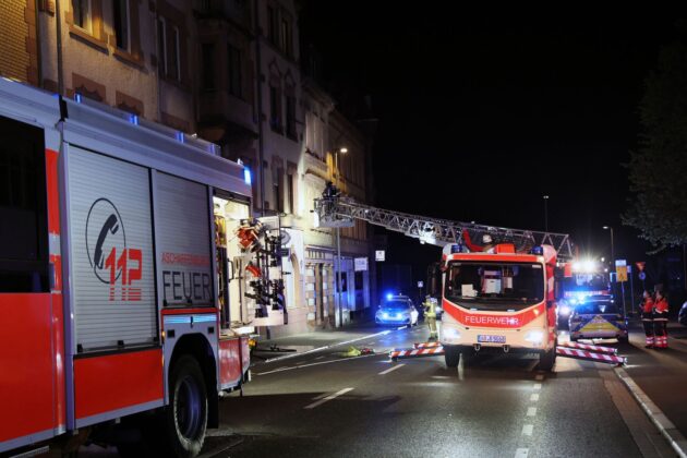Brand in Aschaffenburg: Mehrfamilienhaus massiv verraucht