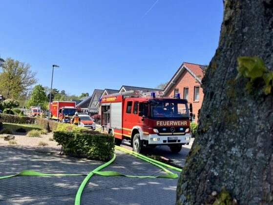 Gebäudebrand im Stadtflur in Nordhorn: Haus vorerst unbewohnbar