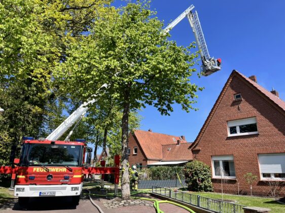 Gebäudebrand im Stadtflur in Nordhorn: Haus vorerst unbewohnbar