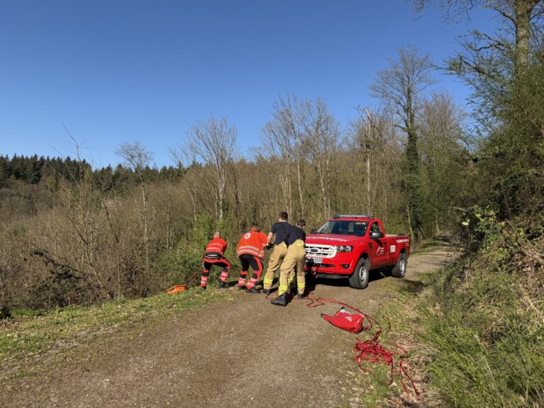 Personenrettung in Weinheim: Senioren aus Steilhang gerettet