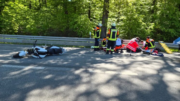 Unfall zwischen Pflaumheim und Mömlingen: Kollision am Maifeiertag
