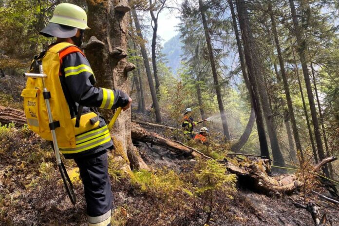 Waldbrand am Saurüsselkopf: Lage in Ruhpolding bleibt kritisch