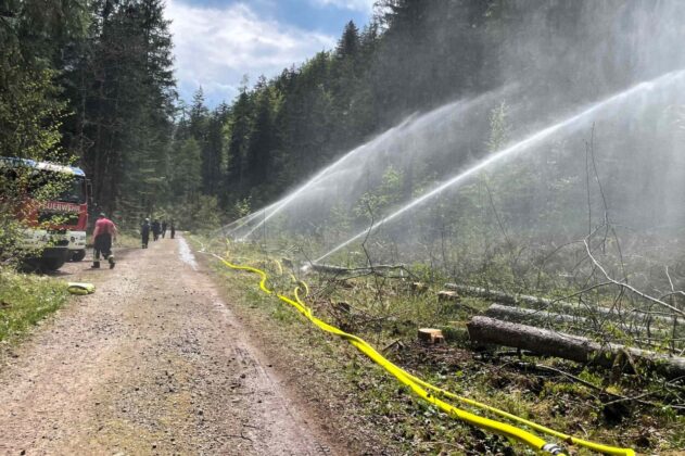Waldbrand am Saurüsselkopf: Lage in Ruhpolding bleibt kritisch