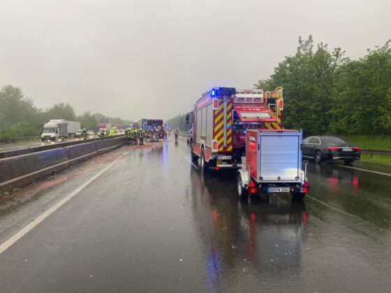 Lkw-Unfall auf der A3: Verkehrschaos im Siebengebirge