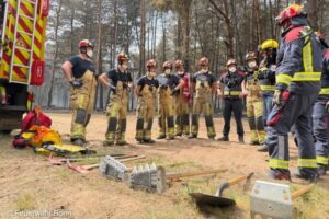 Hilfe der Bundespolizei beim Waldbrand: 126.000 Liter Wasser abgeworfen