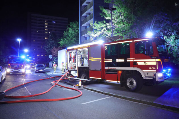 Feuerwehr im Einsatz in Dresden