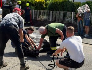 Feuerwehr in Stockach: Vollbrand im Industriegebiet Hardt