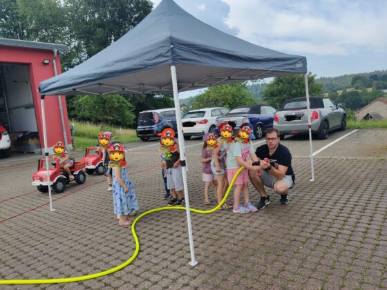 Feuerwehr Heinrichsthal: Brandschutzerziehung im Kindergarten