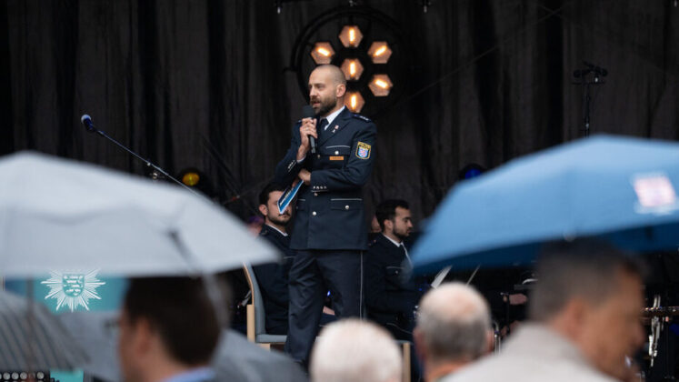 Polizei auf dem Hessentag in Fulda: Polizei-Bistro eröffnet